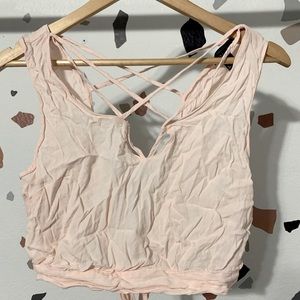 Pink Crop Top